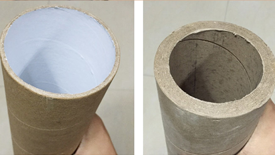 全部使用純紙管，薄紙管